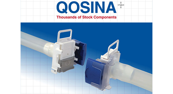 Qosina Introduces New Genderless AseptiQuik® W Series Connectors for Large-Volume, High-Flow Product